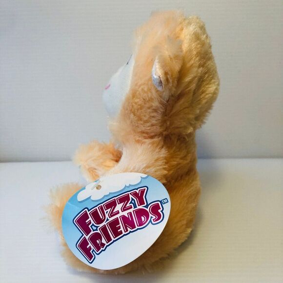 Fuzzy Friends Lamb w/ Flower Detail on Belly Soft Plush Toy 7 Inches Tall - Picture 2 of 5